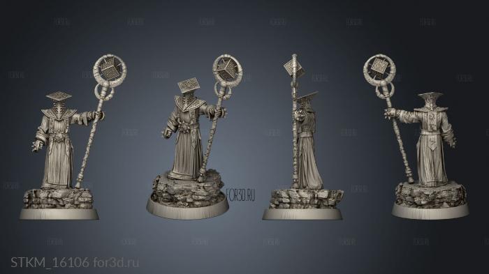 The Gray Bone Arch Mage Coronus stl model for CNC