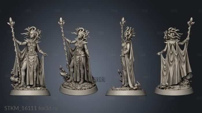 stral Looters Gorgon Mage stl model for CNC