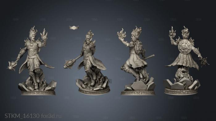 Sun Cleric Suraci stl model for CNC