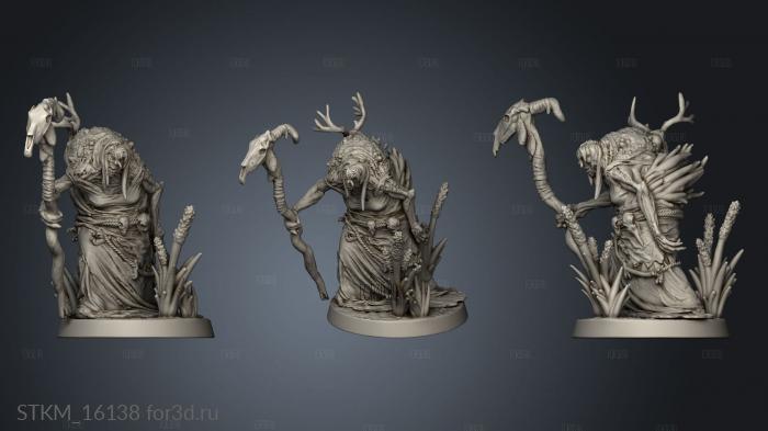 Swamp Witch Thickerver stl model for CNC