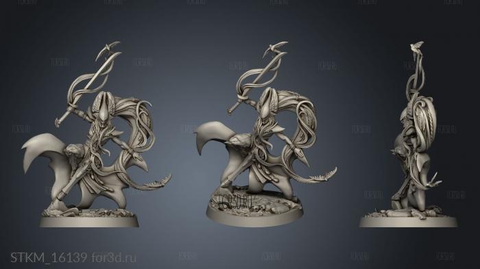 Sylderyn Wind Warrior stl model for CNC