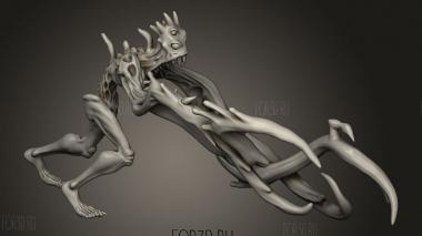Высокий Человек Атакует Высокого грабли 3d stl модель для ЧПУ