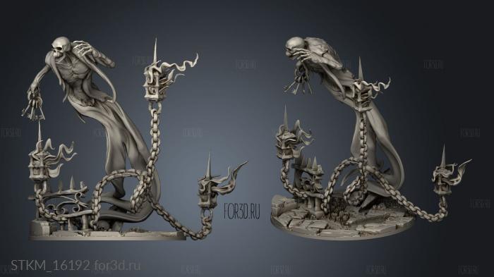 Wraith Kings Gatekeepers Top stl model for CNC