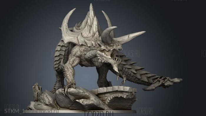 Tarrasque Un stl model for CNC