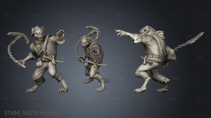 Red Clay Gnolls the Dead sea Gnoll stl model for CNC