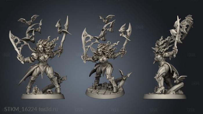 The Blood Hunt Lenora Drakenmiryan stl model for CNC