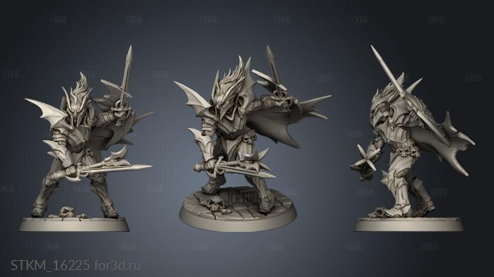 The Bloodhunt Modular Knights Knight stl model for CNC