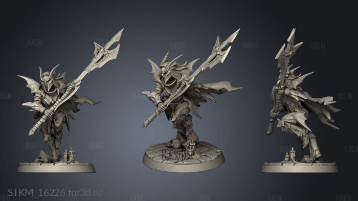 The Bloodhunt Modular Knights Knight stl model for CNC