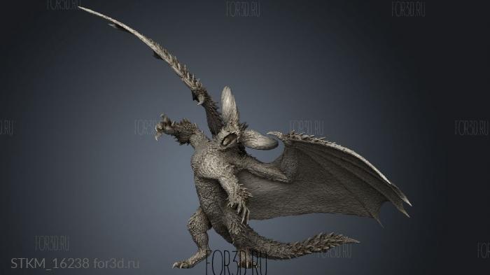 Mhw Nergigante Sliced Nergi AL stl model for CNC