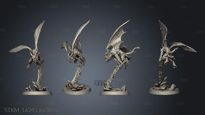 The Demon King Spawn Gorge Imps stl model for CNC