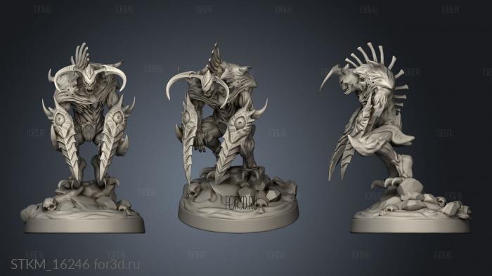 The Dormant God Affliction Greater Fiend stl model for CNC