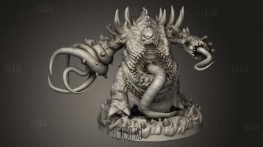 Дремлющий Бог 3d stl модель для ЧПУ