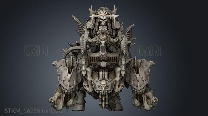 Vultures Horde the chariot burnout bloodletter stl model for CNC