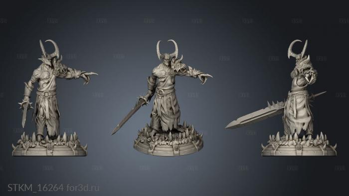 The Dormant God Hatred Arameth stl model for CNC