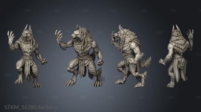 White werewolf tavern Werewolves Karrasch The Forest Shadow stl model for CNC