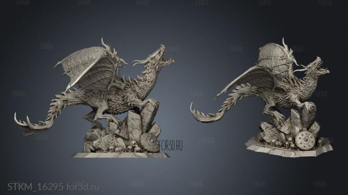 YOUNG DRAGON stl model for CNC