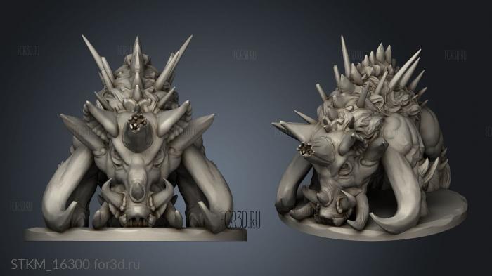 Tysklands STRETCH GOALS Boar stl model for CNC