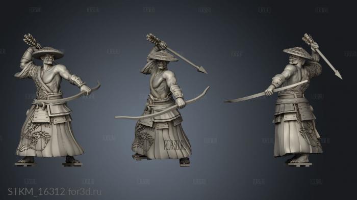 The Horde Torishima Archers stl model for CNC