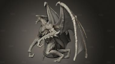 Нежить-Летучая Мышь -Дракон 3d stl модель для ЧПУ