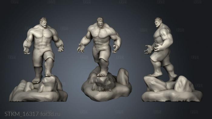 The Hulk Tyler stl model for CNC