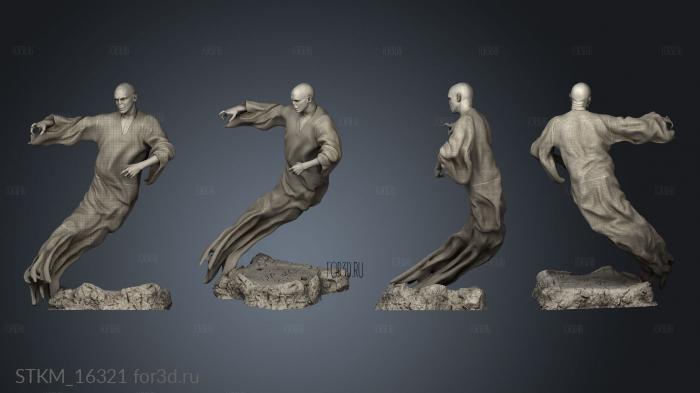 Hermione and voldemort stl model for CNC