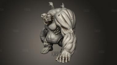 Сквозь Варп-зверя 3d stl модель для ЧПУ