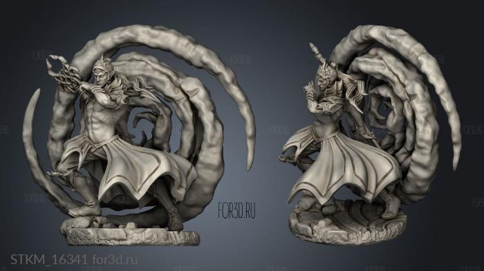 The Queens Web Underworld Dark Elves Arcane Adept stl model for CNC