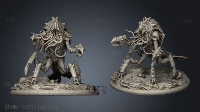 The Trench Abyssal Depths Chuul stl model for CNC