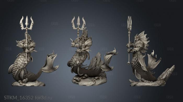 The Trench Abyssal Depths Merrows stl model for CNC