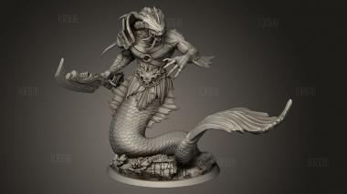 Меч Тритона 3d stl модель для ЧПУ