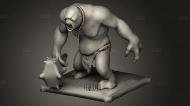Тролль властелин колец 3d stl модель для ЧПУ