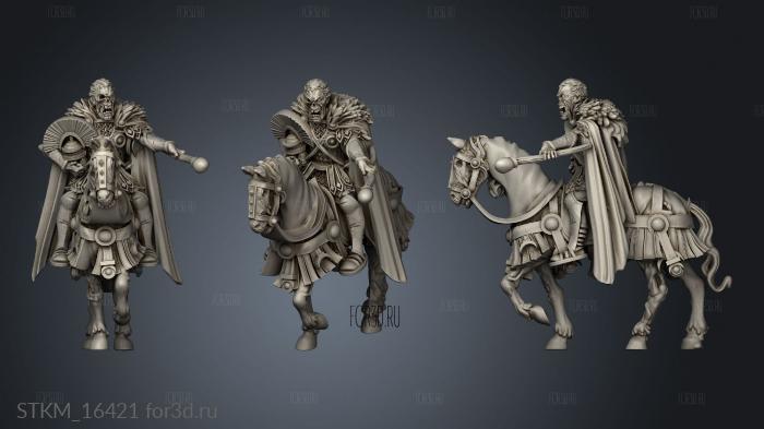 LEGIO IX HISPANA Lost Legion Moloch II CENTURION ON HORSE stl model for CNC