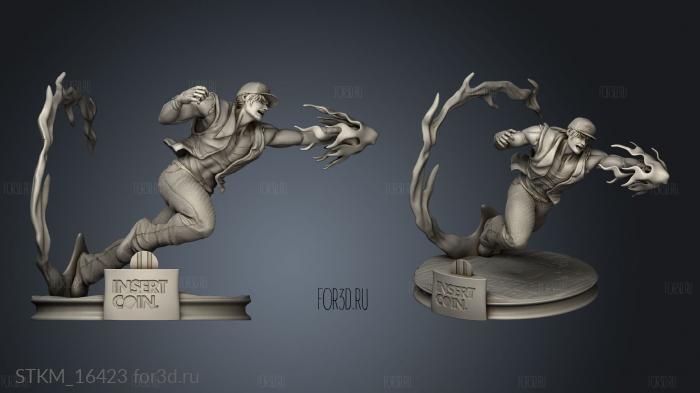 Fatal fury terry stl model for CNC