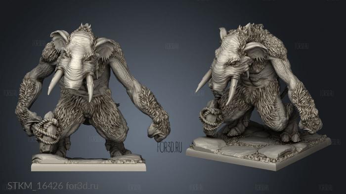 Tundra Troll theme stl model for CNC