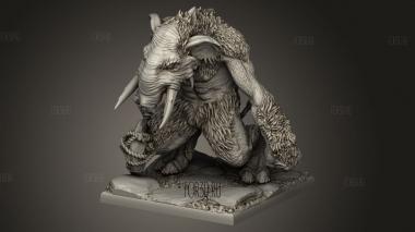 Тема Тундрового Тролля 3d stl модель для ЧПУ