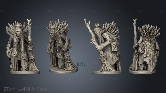 Baba Yaga stl model for CNC