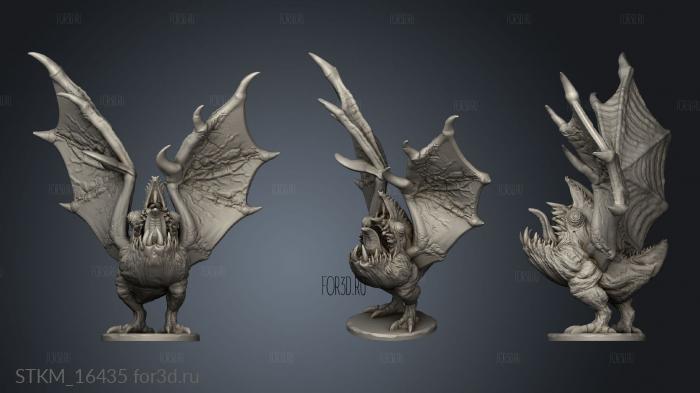 Flying Goblin Hound stl model for CNC