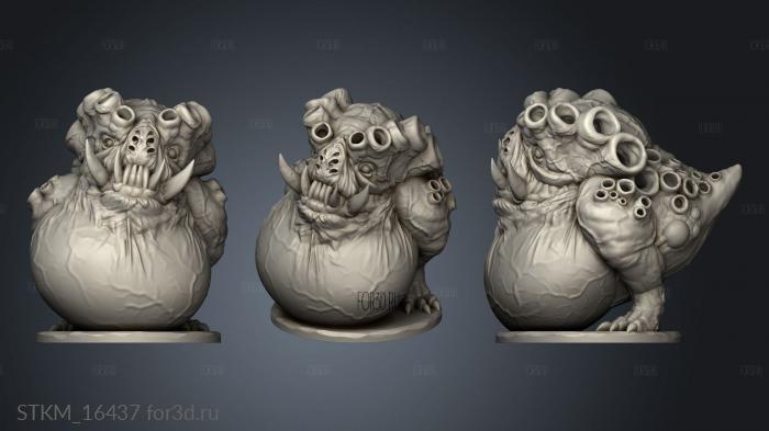 Goblin Hound Gasbag stl model for CNC