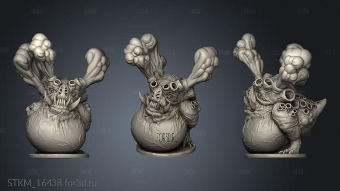 Goblin Hound Gasbag Gasses stl model for CNC