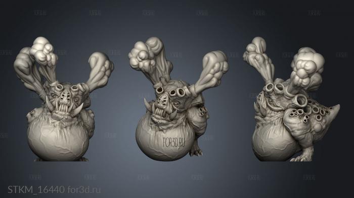 Goblin Hound Gasbag Gasses stl model for CNC