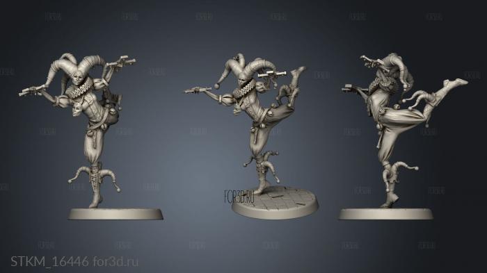 Twisted Cae Jesters Jester Female stl model for CNC