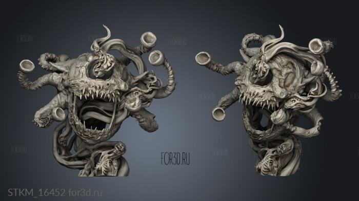 Undead Beholder Eye stl model for CNC