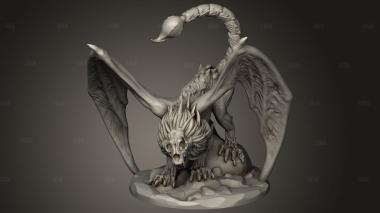 Немертвая Мантикора 3d stl модель для ЧПУ