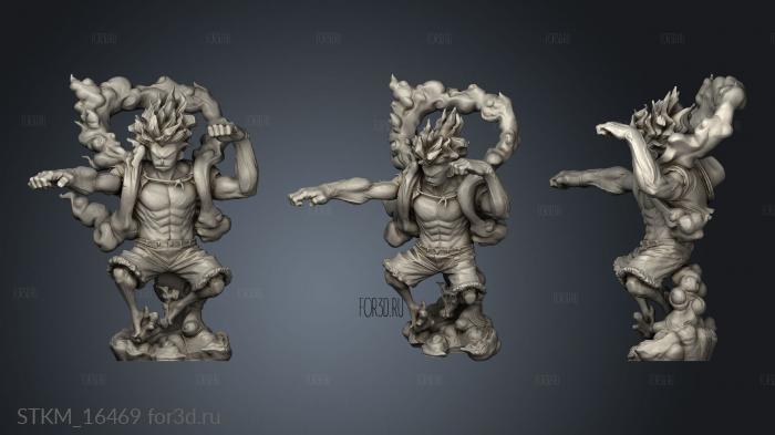 One Luffy Gear Snake Man Snake Man stl model for CNC