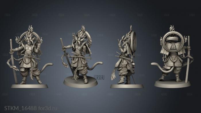 Vegeto Samurai stl model for CNC