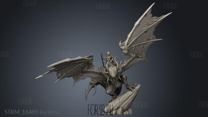 Venaris Hellfire Wyvern Sciorra Rider Helm stl model for CNC