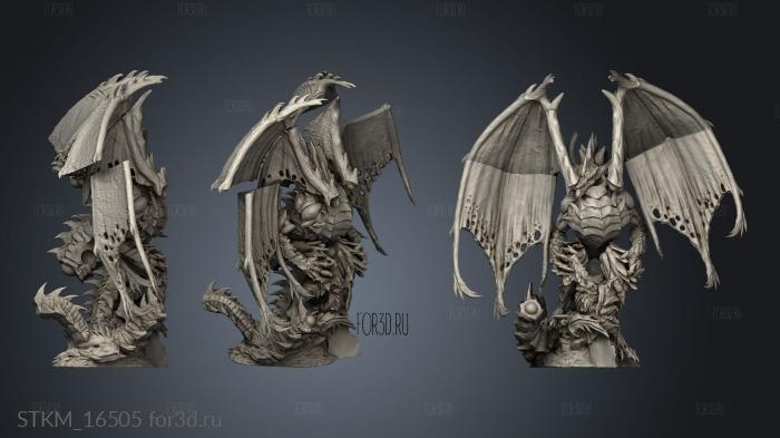 Vile Steel Dragon stl model for CNC