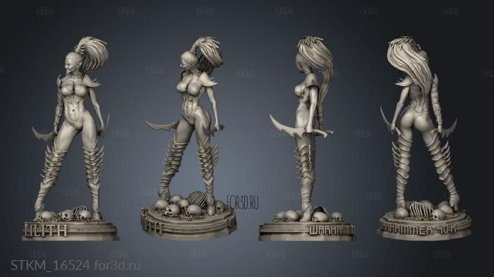 Walades Lilith ALL stl model for CNC