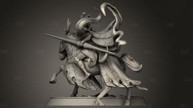 Странствующие рыцари Камелота Конный рыцарь спин ХАЙ 3d stl модель для ЧПУ