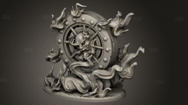 Огненное колесо ваньюдо призрачное огненное колесо 3d stl модель для ЧПУ